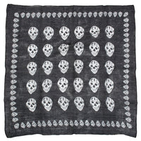 Extra Large Multi Skull Bandana with Border