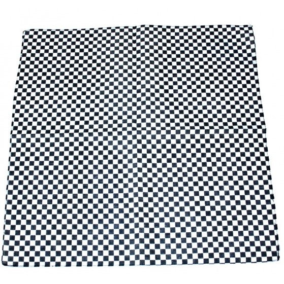 Black & White Checkered Bandana