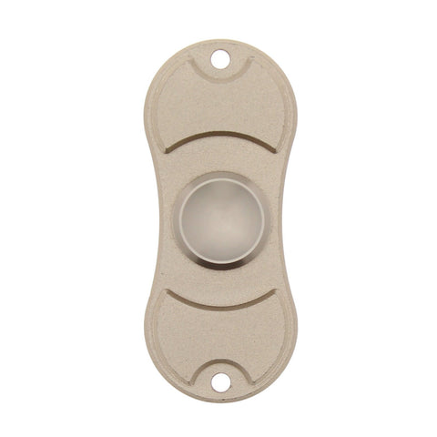 Metallic 2-Arm Aluminium Fidget Spinner in Metal Box