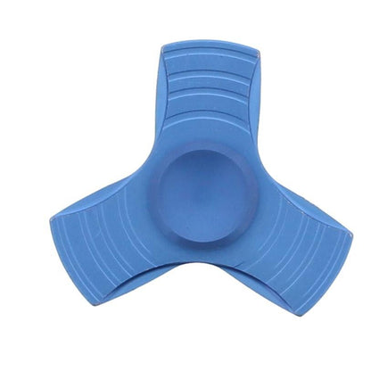 Metallic 3-Arm Aluminium Fidget Spinner in Metal Box