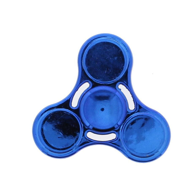 Metallic 3-Arm Fidget Spinner in Metal Box