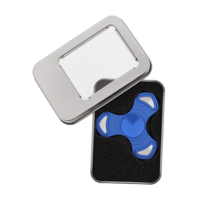 Aluminium 3 Arrow Shaped Arm Fidget Spinner in Metal Box