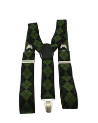 35mm Pringle Print Elasticated Adjustable Braces