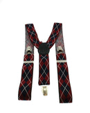 35mm Pringle Print Elasticated Adjustable Braces
