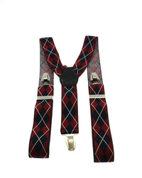 35mm Pringle Print Elasticated Adjustable Braces