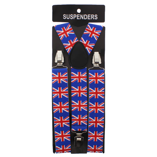 35mm Union Jack Adjustable Plain Braces