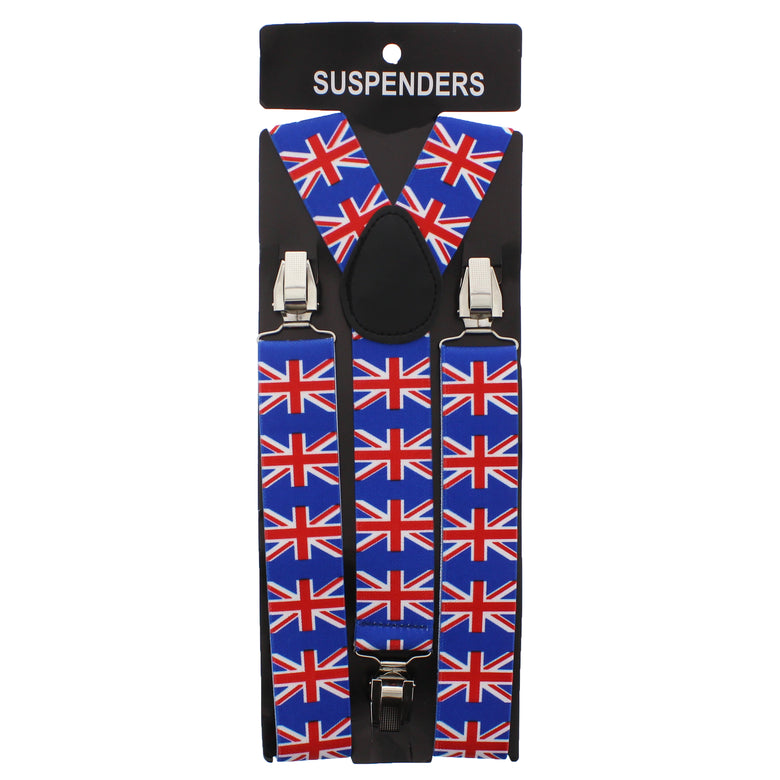 35mm Union Jack Adjustable Plain Braces