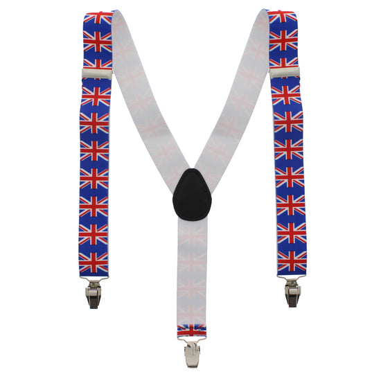 35mm Union Jack Adjustable Plain Braces