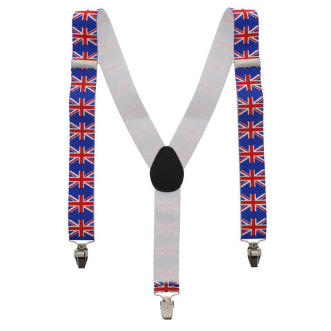 35mm Union Jack Adjustable Plain Braces