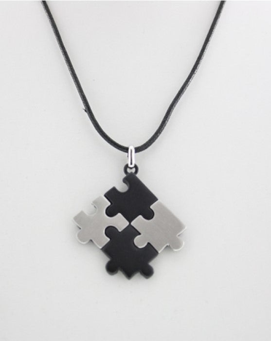 Jigsaw Thong Necklace