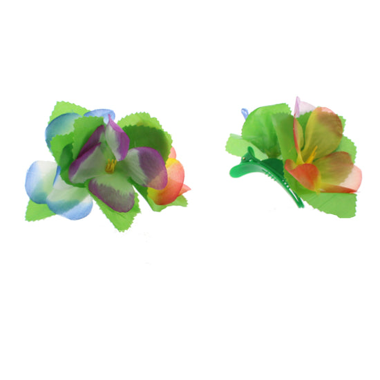 Hawaiian Flower Hair Clips
