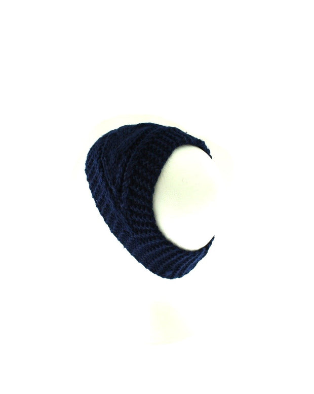 Wide Patterned Knitted Headband