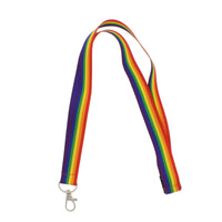 90cm Rainbow Lanyards with Detachable Keyhook