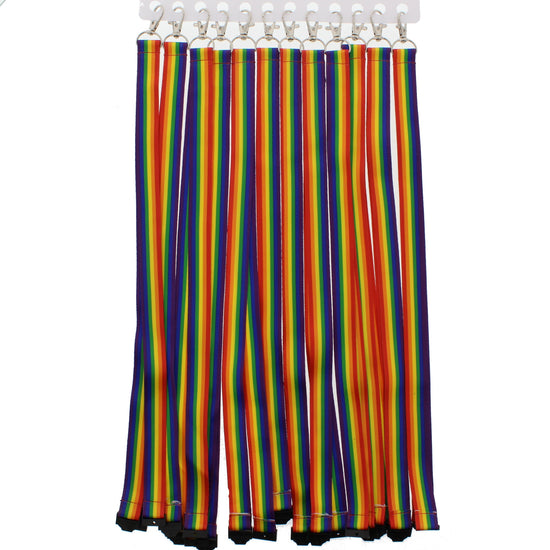 90cm Rainbow Lanyards with Detachable Keyhook