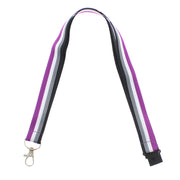 90cm Asexual Lanyards with Detachable Keyhook