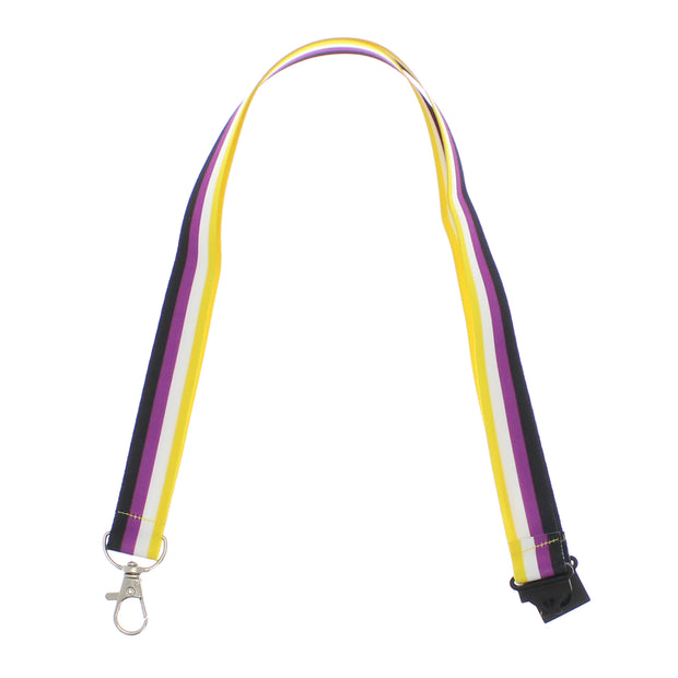 90cm Non-Binary Lanyards with Detachable Keyhook
