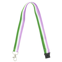 90cm Genderqueer Lanyards with Detachable Keyhook