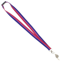 Metal Whistle on Bisexual Lanyard