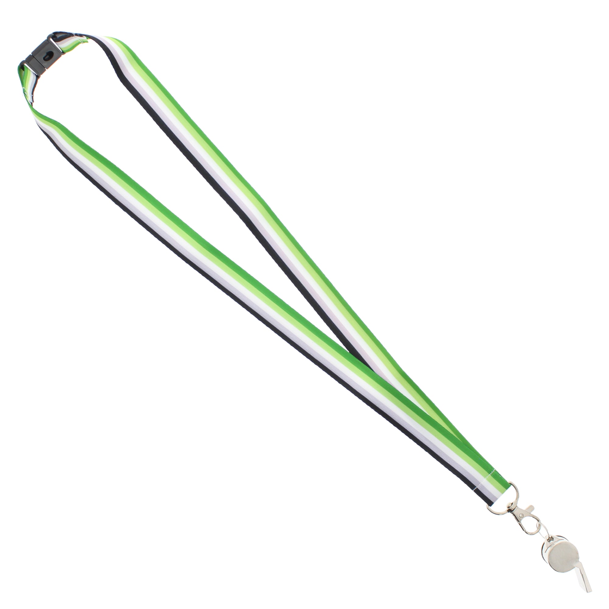 Metal Whistle on Aromantic Lanyard