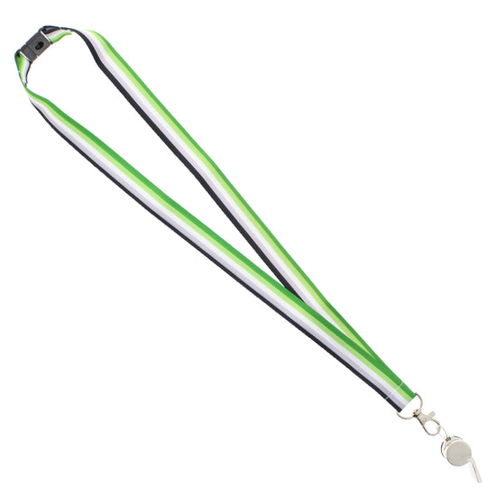 Metal Whistle on Aromantic Lanyard