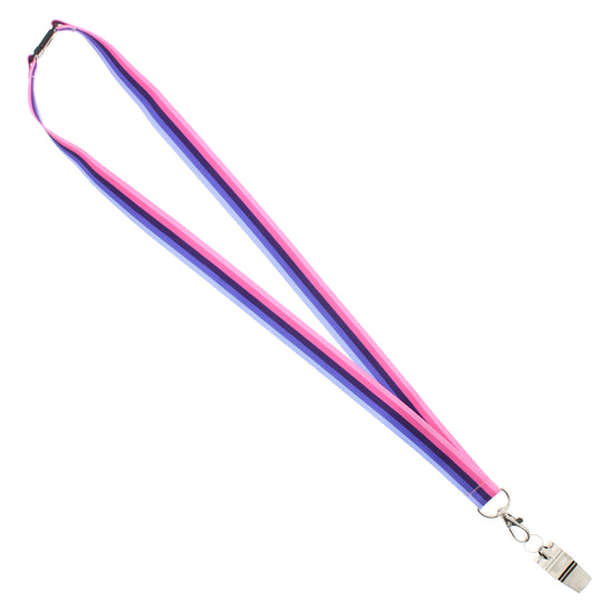 Metal Whistle on Omnisexual Lanyard