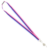 Metal Whistle on Omnisexual Lanyard