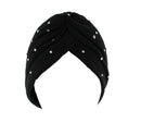Satin Turban with Diamante Stones