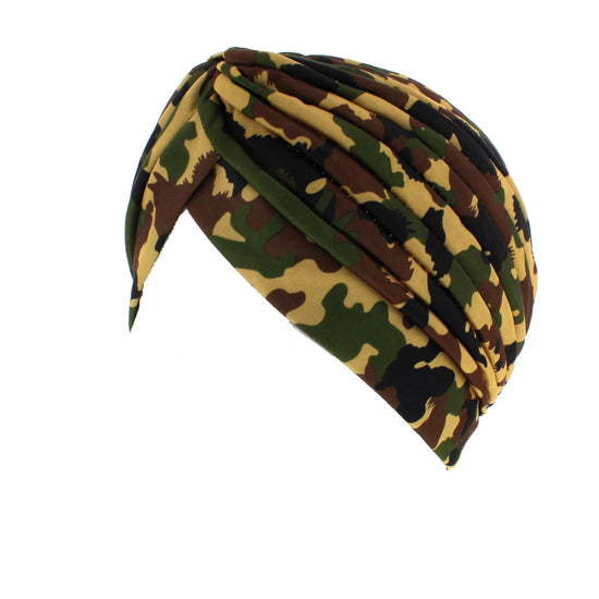 Camouflage Print Turban