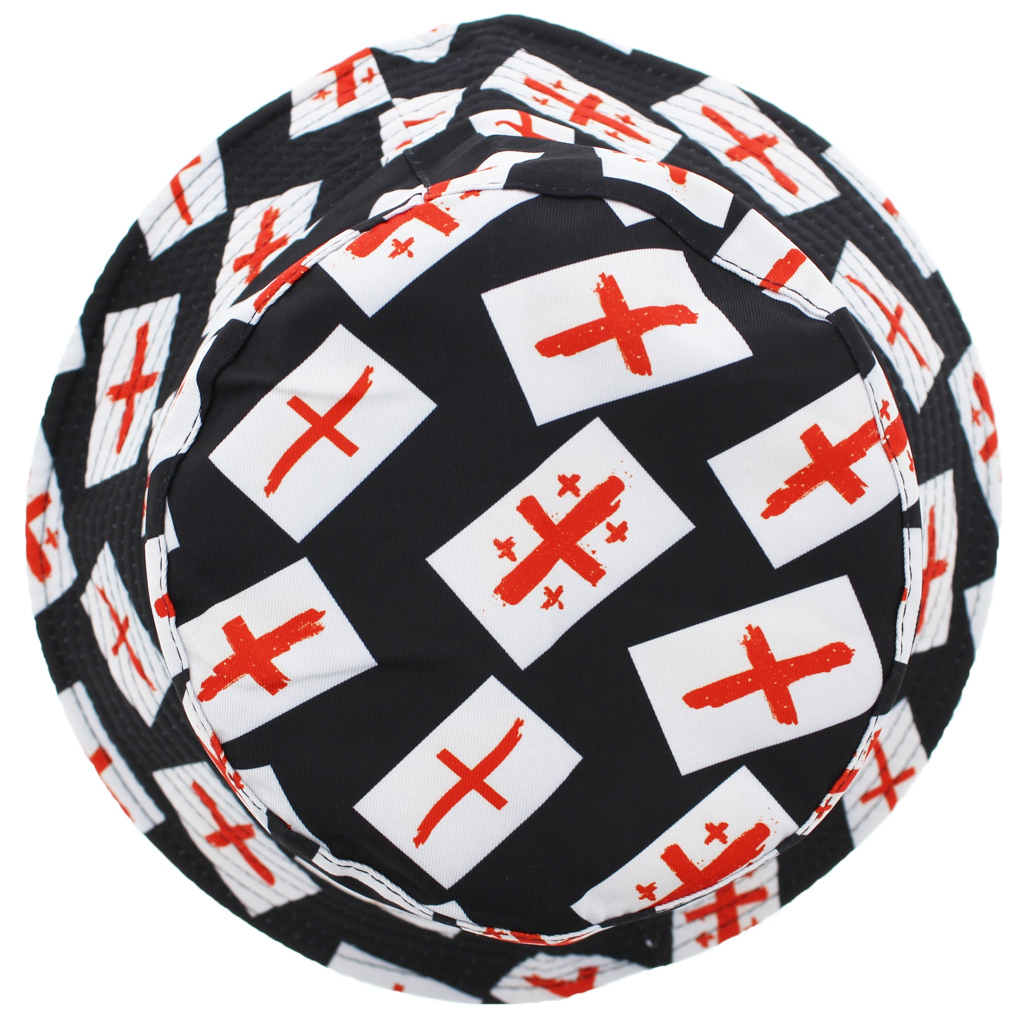 Reversible England Flag Bucket Hat