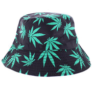 Reversible Weed Leaf Bucket Hat