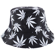 Reversible Weed Leaf Bucket Hat