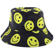 Reversible Smiley Face Bucket Hat