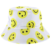 Reversible Smiley Face Bucket Hat