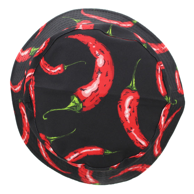 Reversible Chillies Bucket Hat