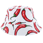 Reversible Chillies Bucket Hat