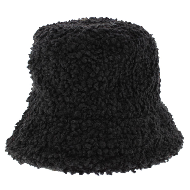Teddy Bear Faux Fur Bucket Hat