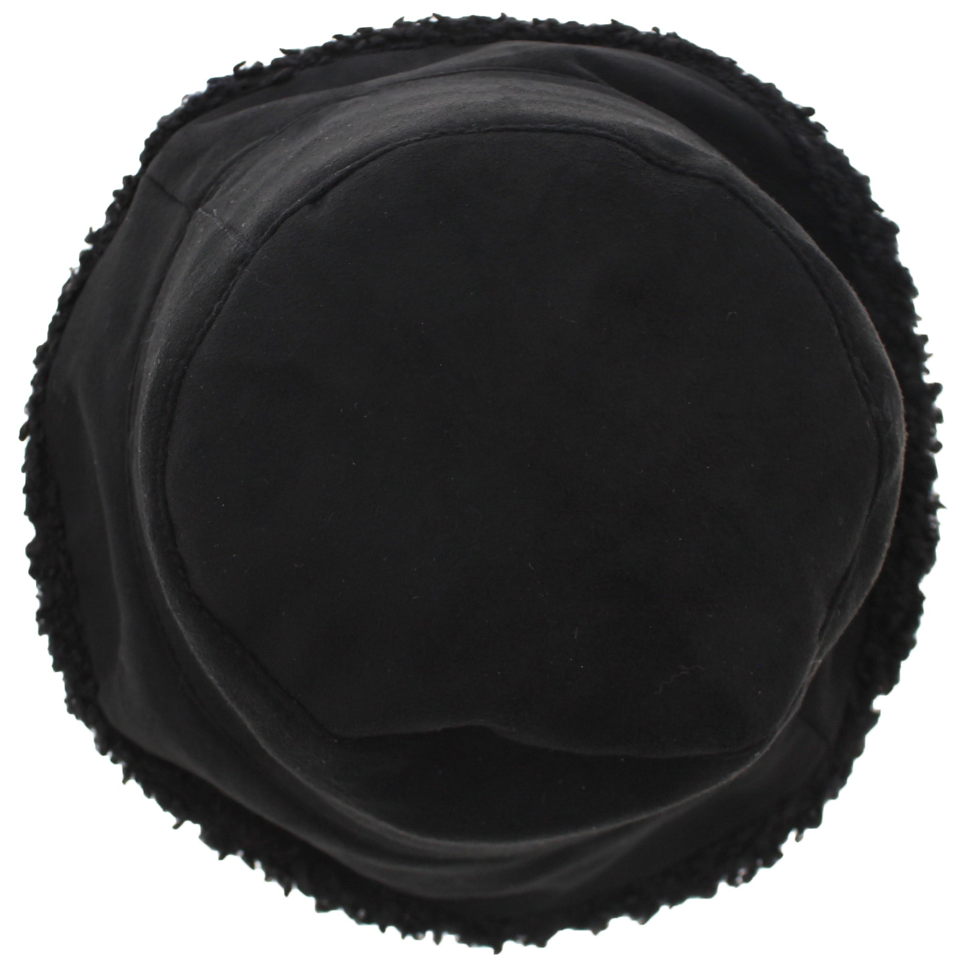 Black Suede Bucket Hat