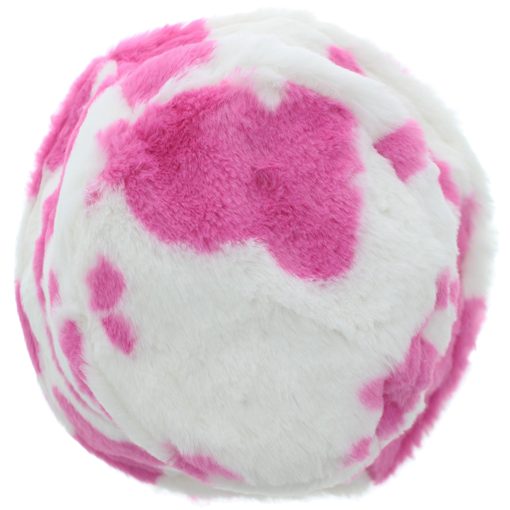 Cow Print Faux Fur Bucket Hat
