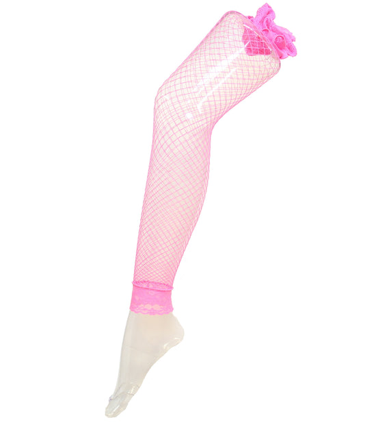 Neon Pink Full Length Panty Hose