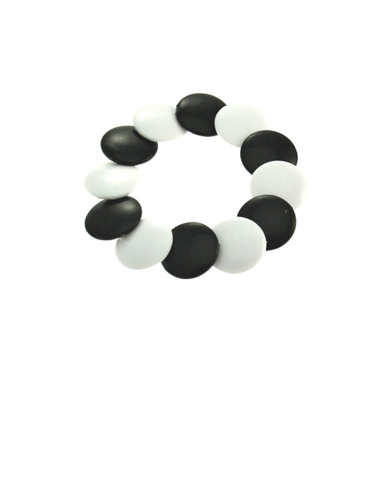 Black & White Large Smarties Bracelet