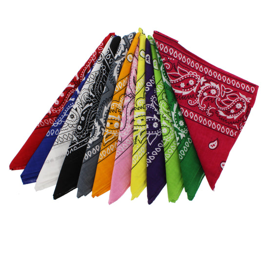 Assorted Paisley Bandanas