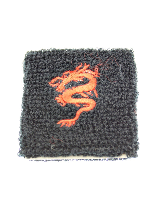 Dragons on Black Towelling Sweatbands