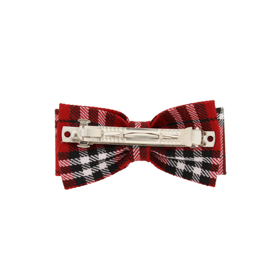 Tartan Bow on Barrette