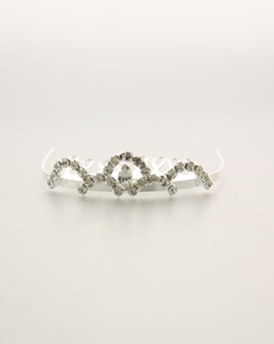 Mini Diamante Stone Grand Tiara on Comb