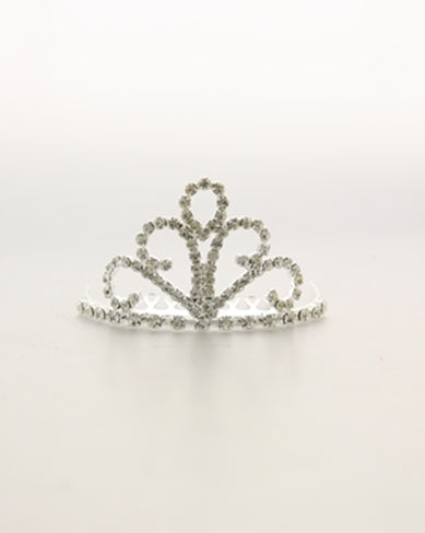 Mini Diamante Fountain Tiara on Comb
