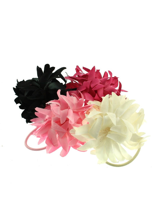 Assorted Chrysanthemum Flower on Elastic Hair Band