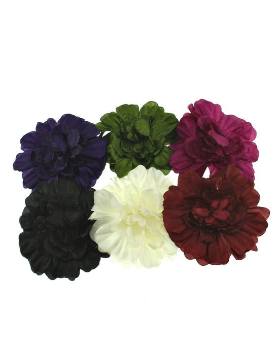 Assorted Water Flower on Elastic & Brooch Hair Pin