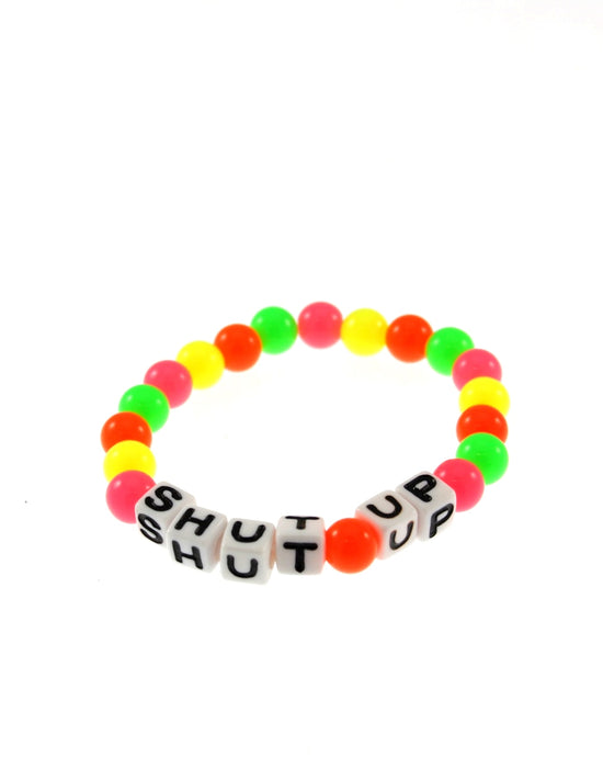 Multicolour SHUT UP Bracelet