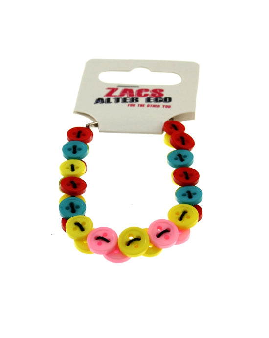 Multicoloured Button Bracelet