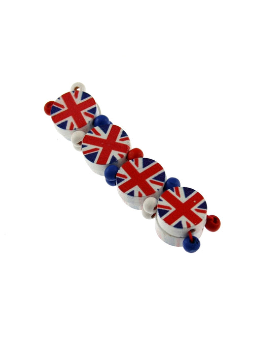 Round UK Wooden Bracelet